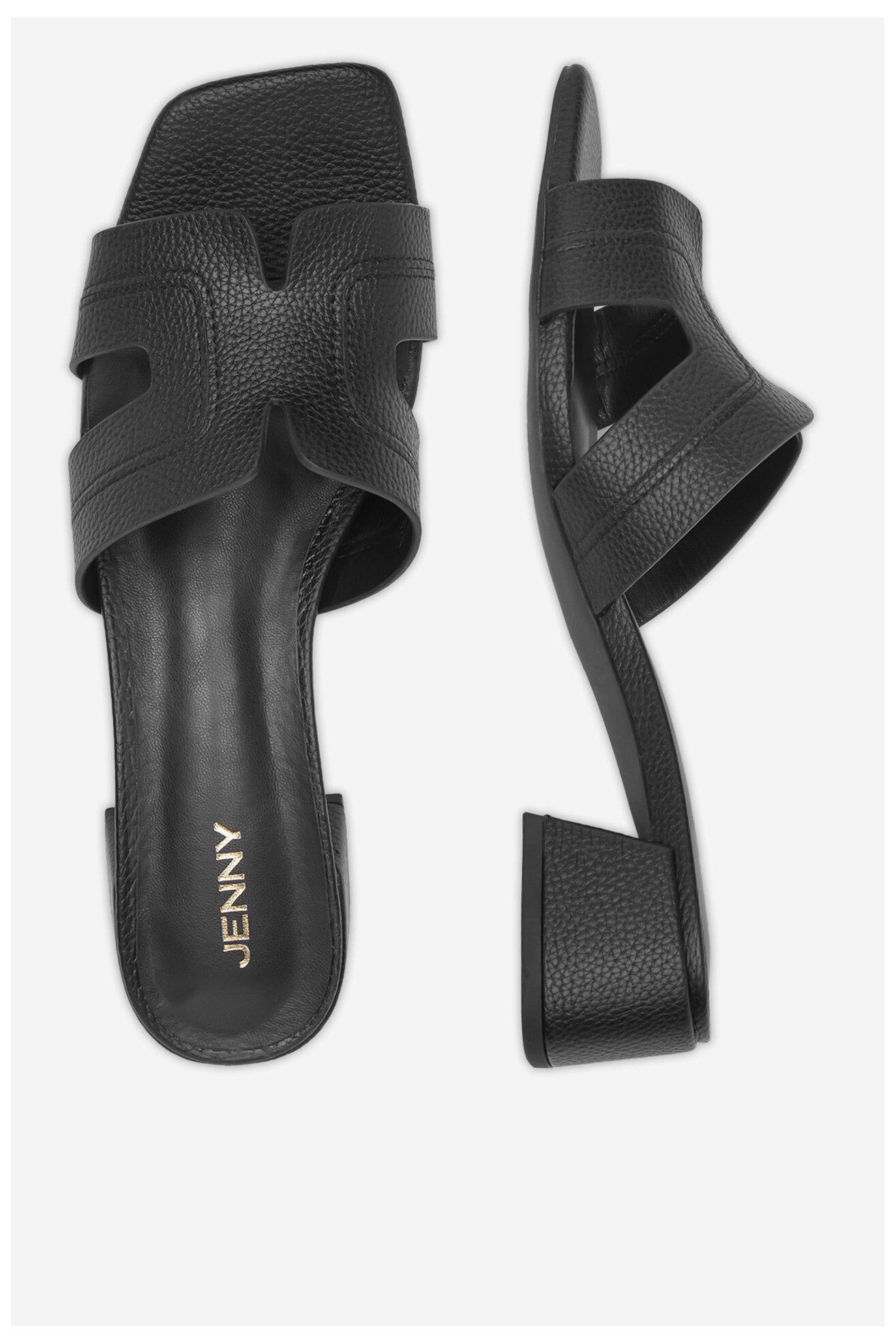 Klapki Jenny R255SS00541 Czarny