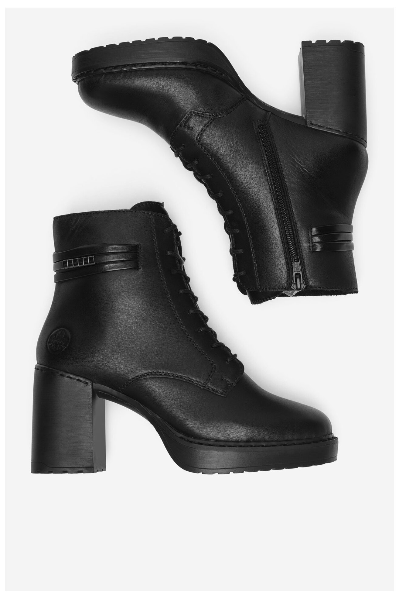 Csizma Rieker Y4102-00 FEKETE