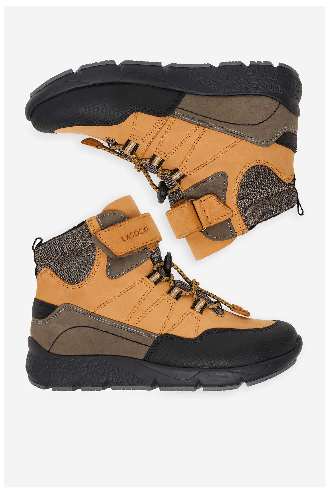 Šněrovací vyšší obuv Lasocki Young CEO-BI12-SAM-06(V)CH CAMEL
