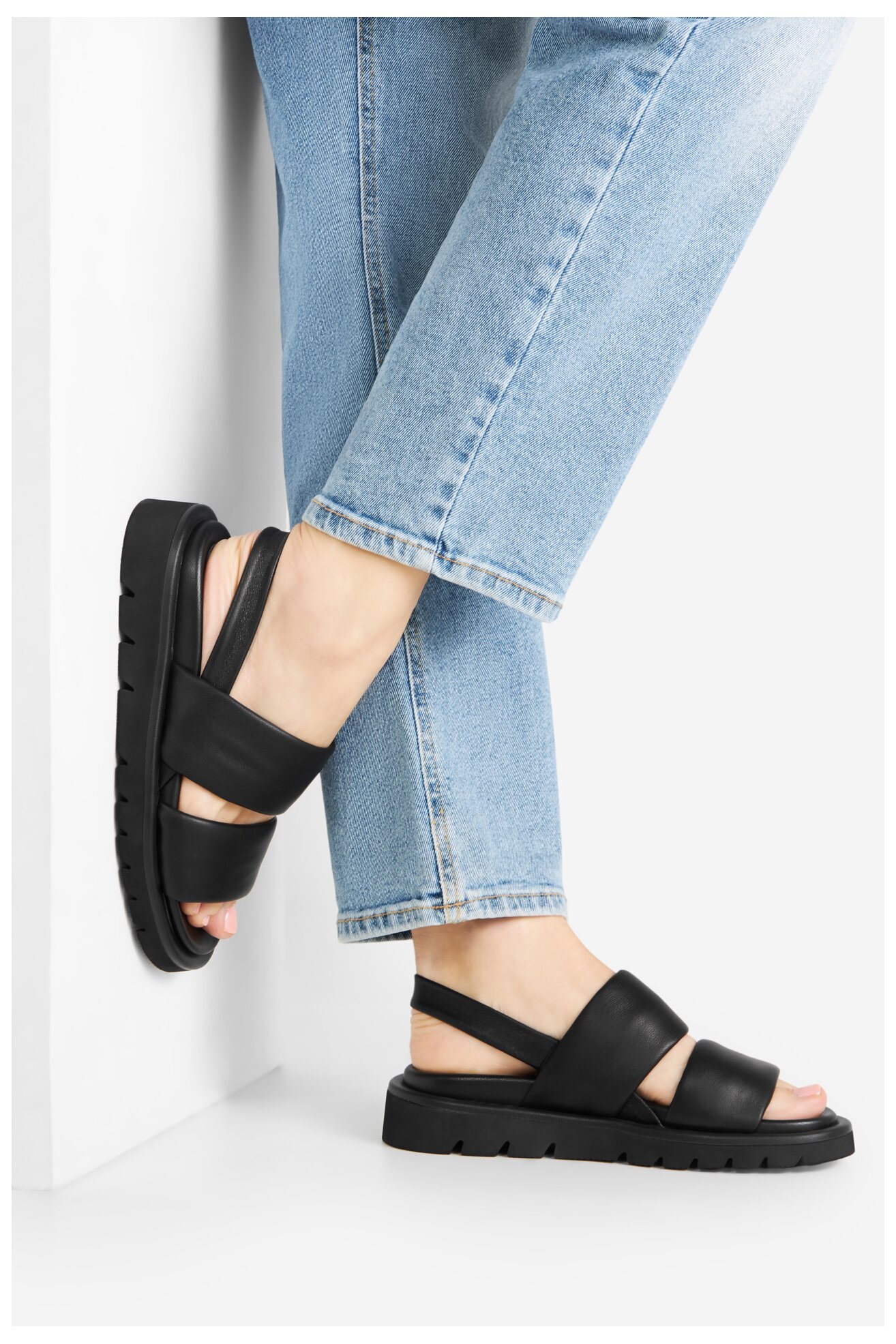 Sandale Badura PEONY-V175-16-2 CRNA