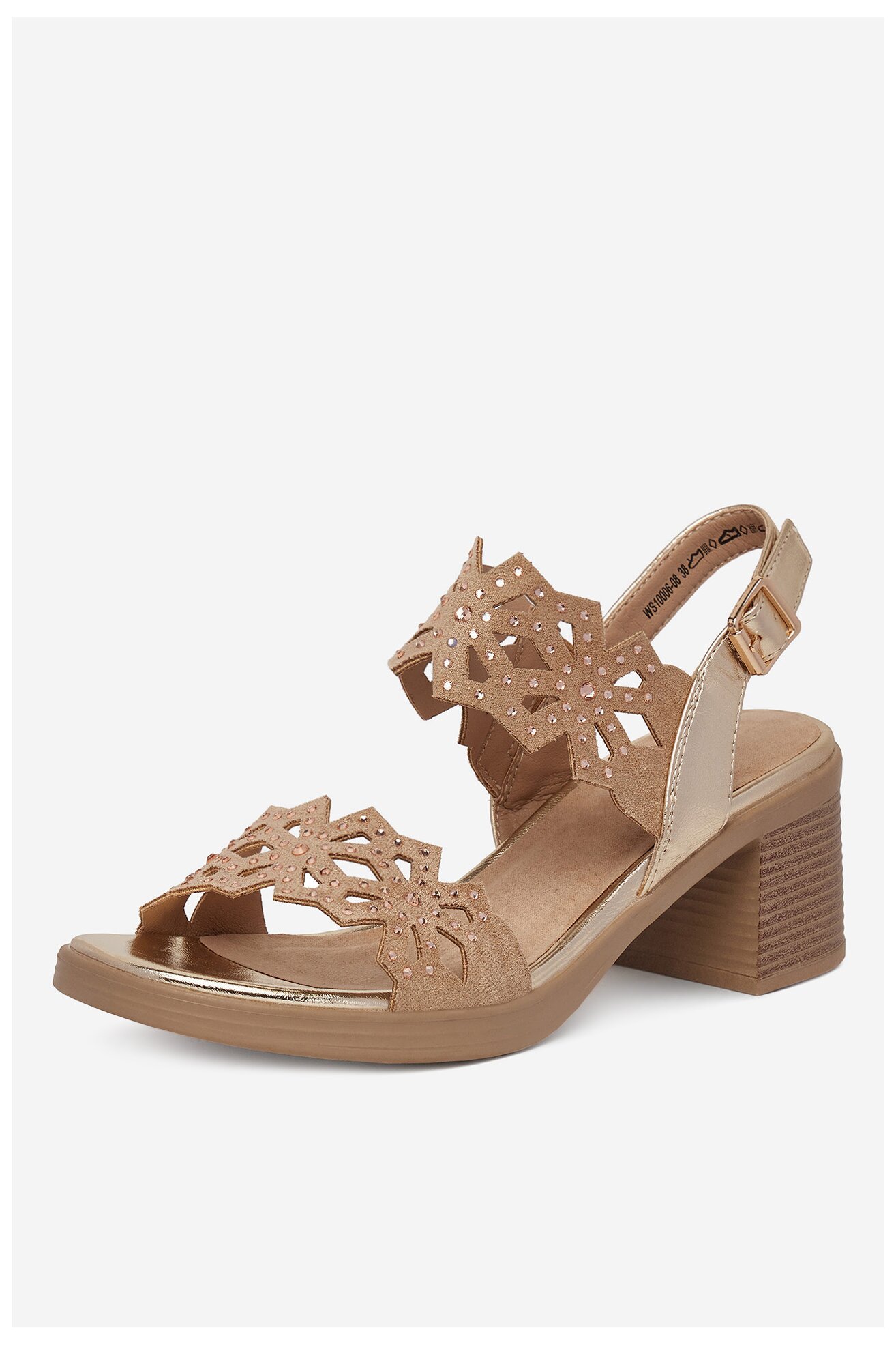 Sandały Clara Barson WS10006-08 Złoty