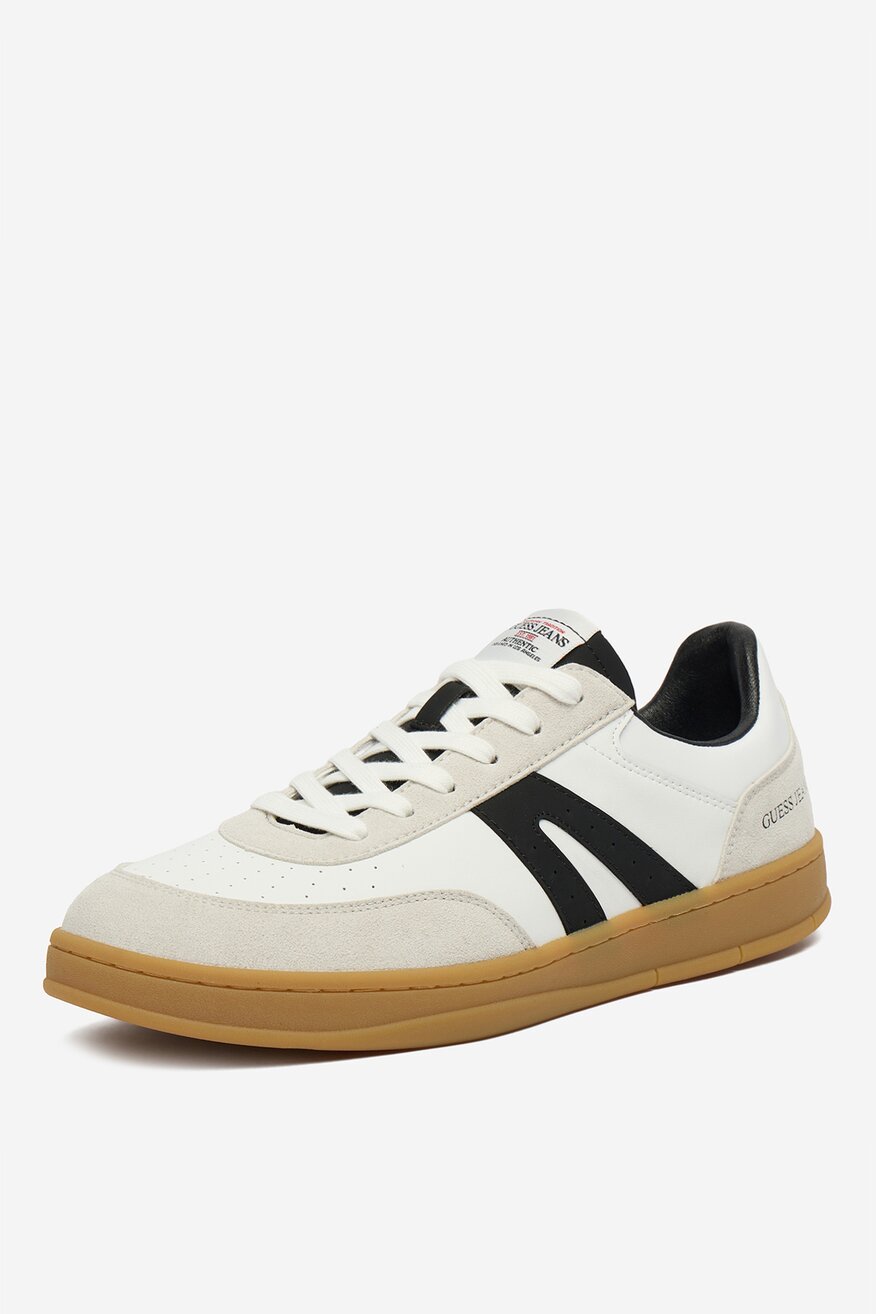 
                GUESS JEANS - Sneakersy skórzane - 5907964025924