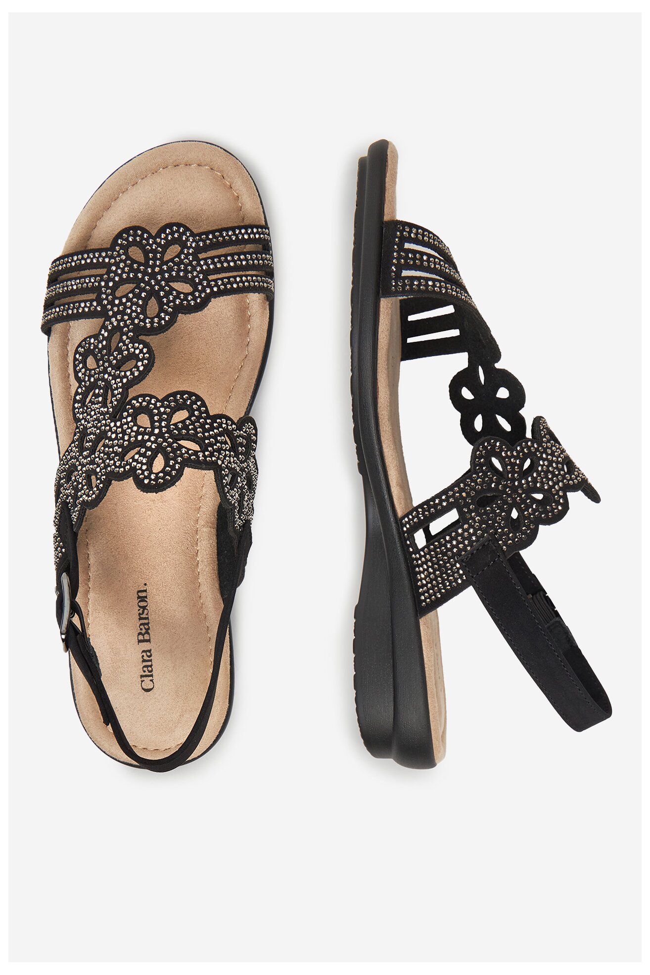 Сандалі Clara Barson WSXD015-06 ЧОРНИЙ