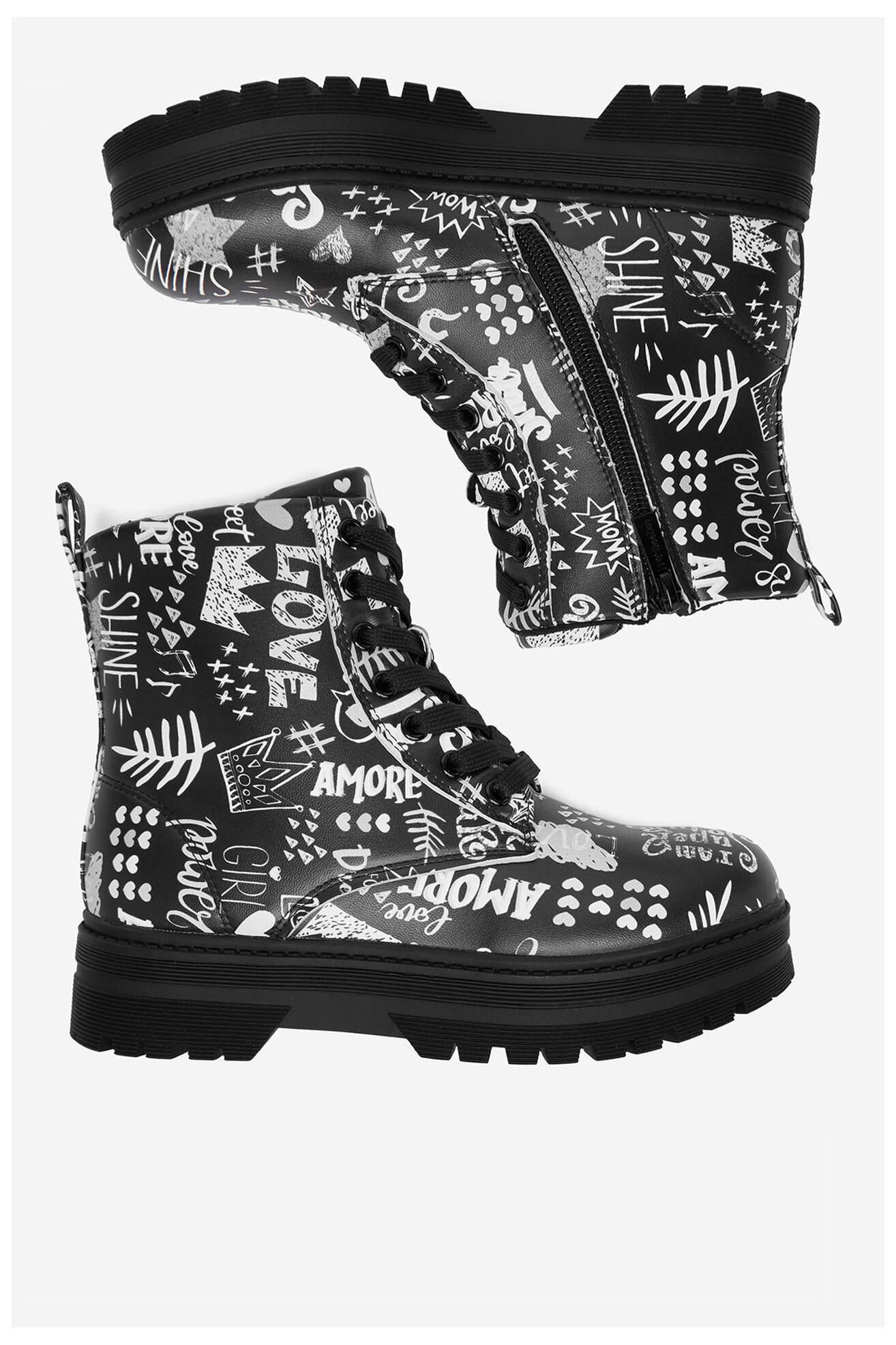 Trzewiki DeeZee CF2880-1 Czarny