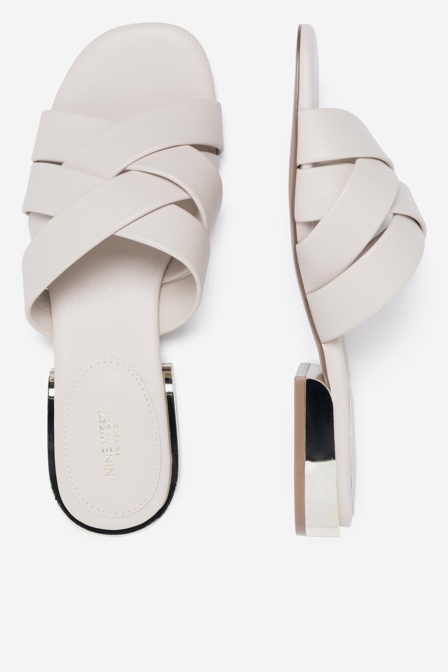 Джапанки NINE WEST БЕЖОВ - 5905588606000
