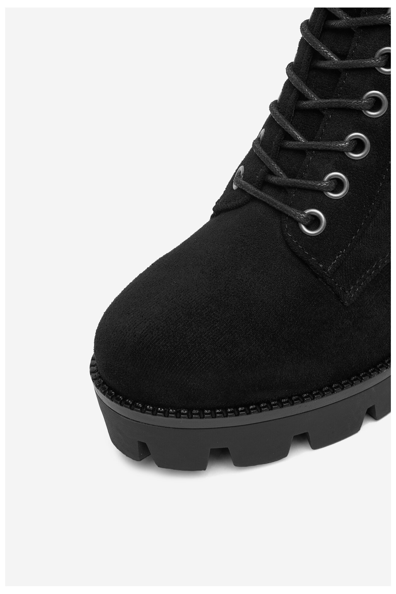 Trzewiki DeeZee 23756-4-BLACK SU Czarny