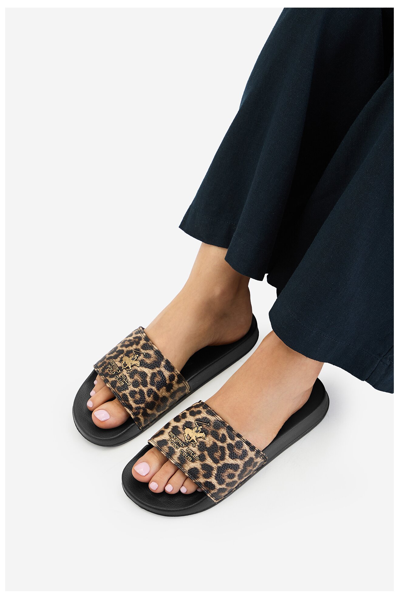 Папуче за базен Beverly Hills Polo Club CEOWB-864084 BRAON