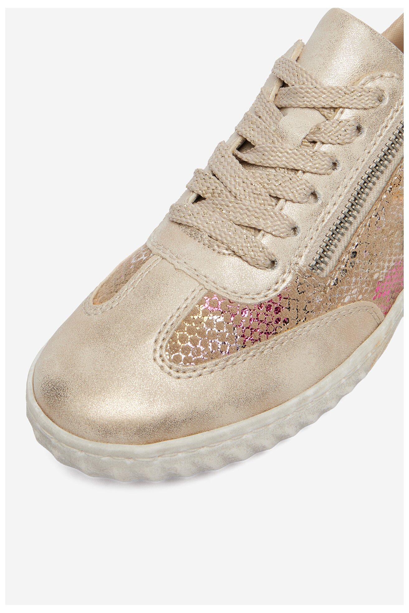 Sneakers Rieker CEO-N0902-90 Złoty