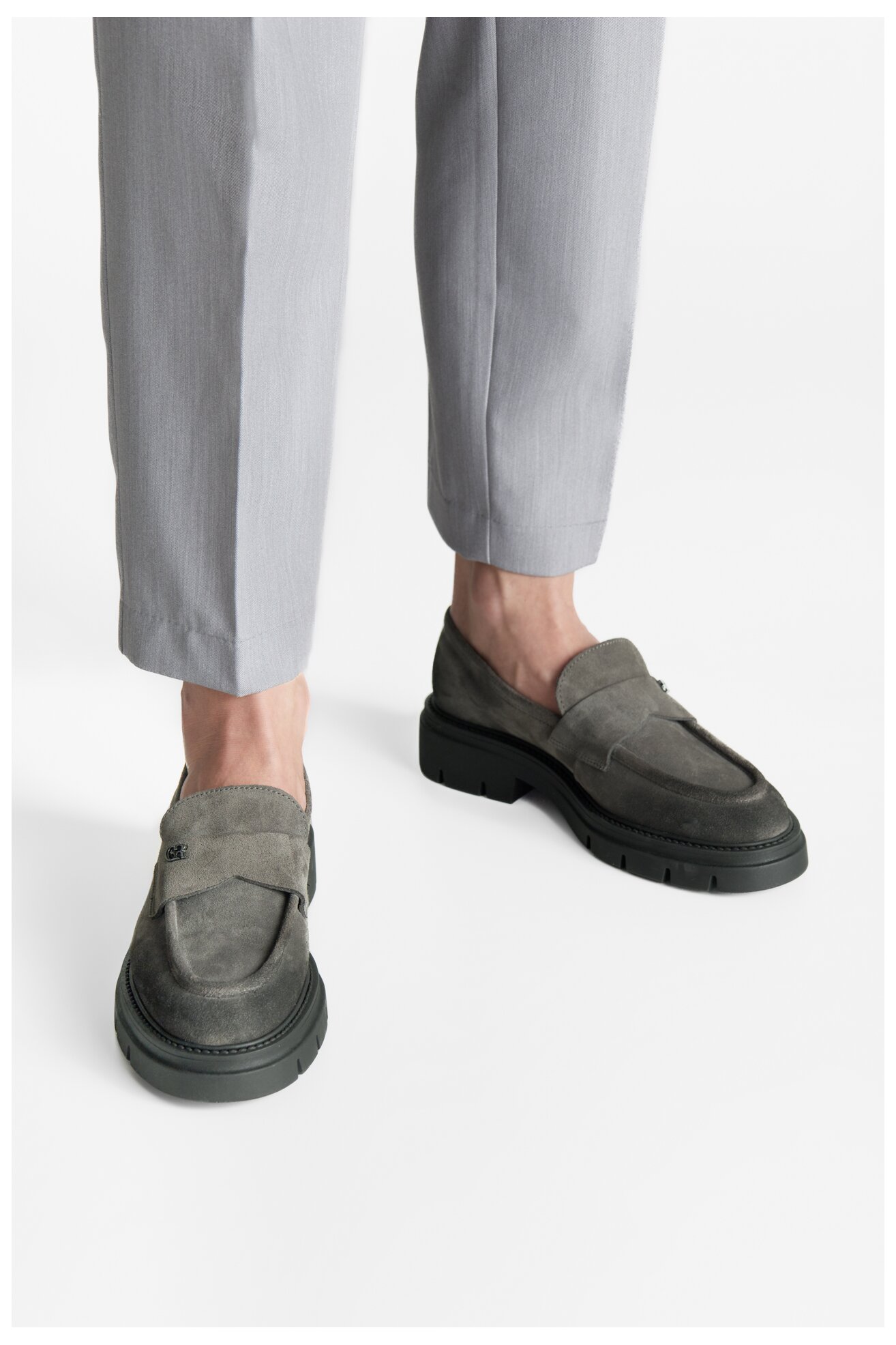 Mokaszin Gino Rossi GRACE-I24-2637LM SZÜRKE