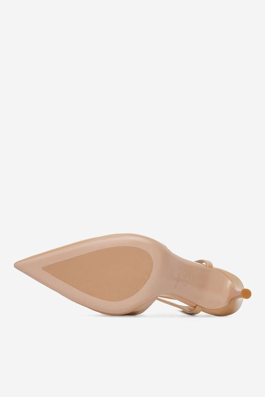 Pantofi cu toc EVA MINGE BEJ - 5903698295299