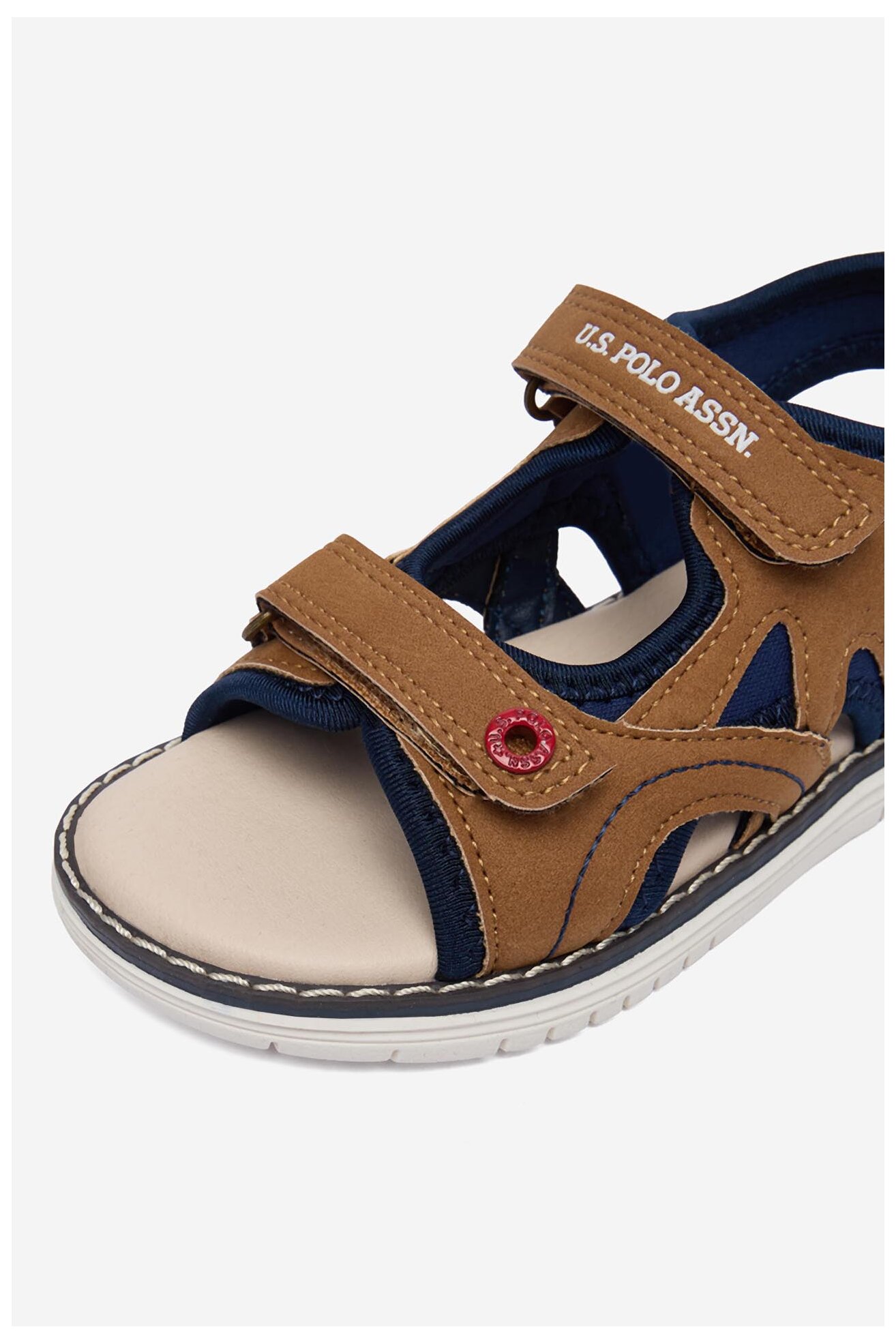 Sandały U.S. POLO ASSN. EO-GARDA002K/6Y1 Brązowy
