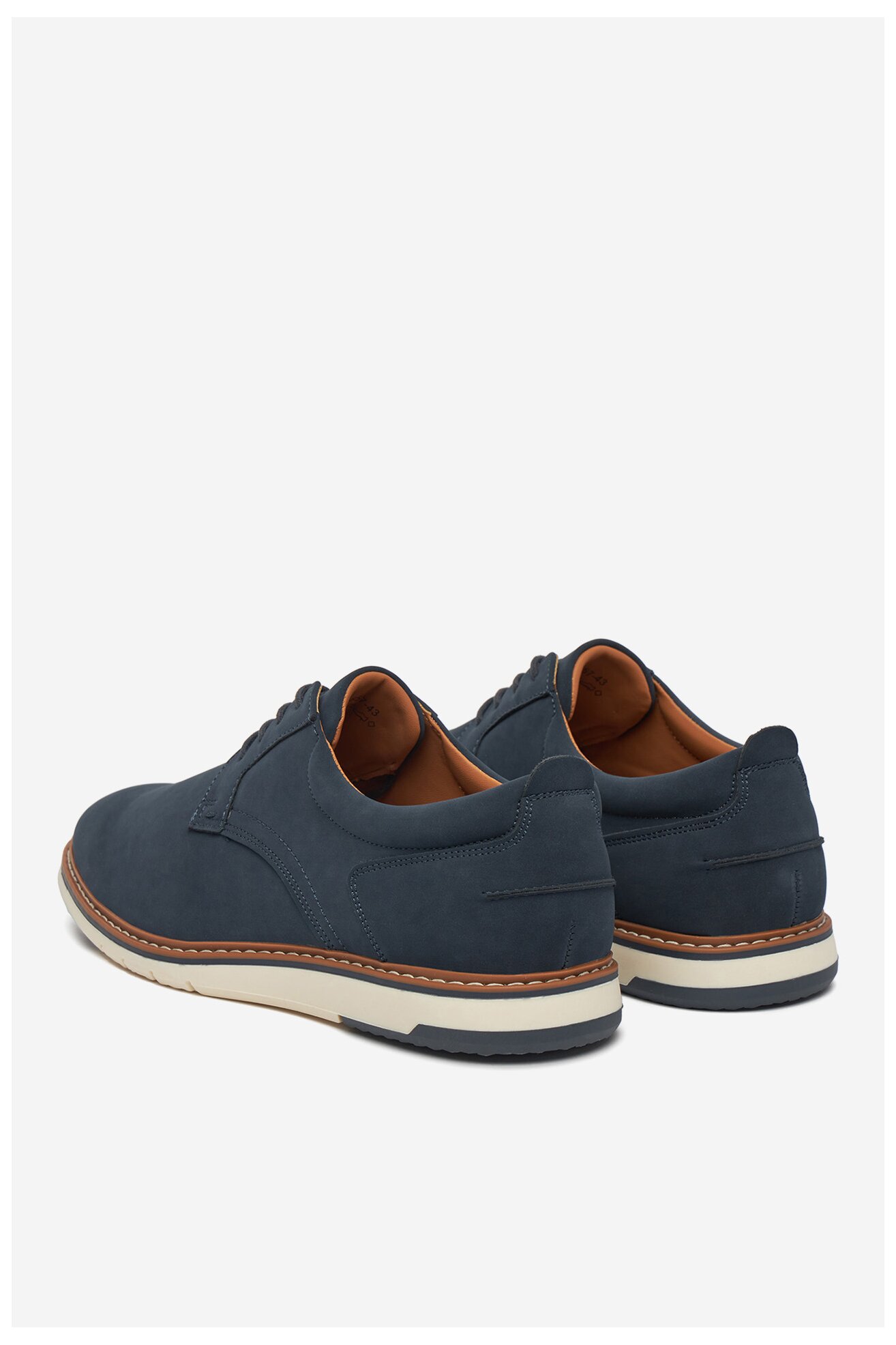 Półbuty Lanetti 123AM1857 Granatowy