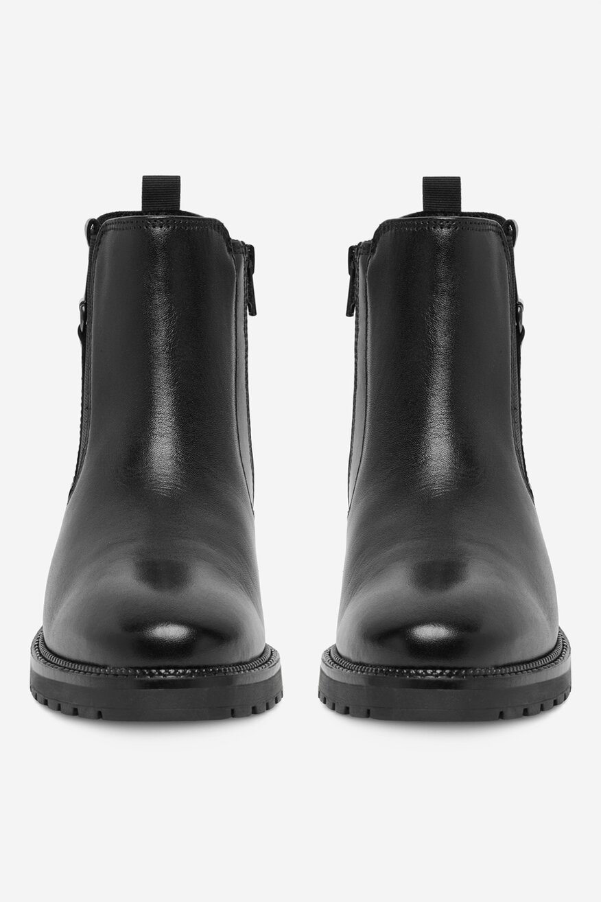 
                Lasocki - Botki skórzane ocieplane - 5906751406021