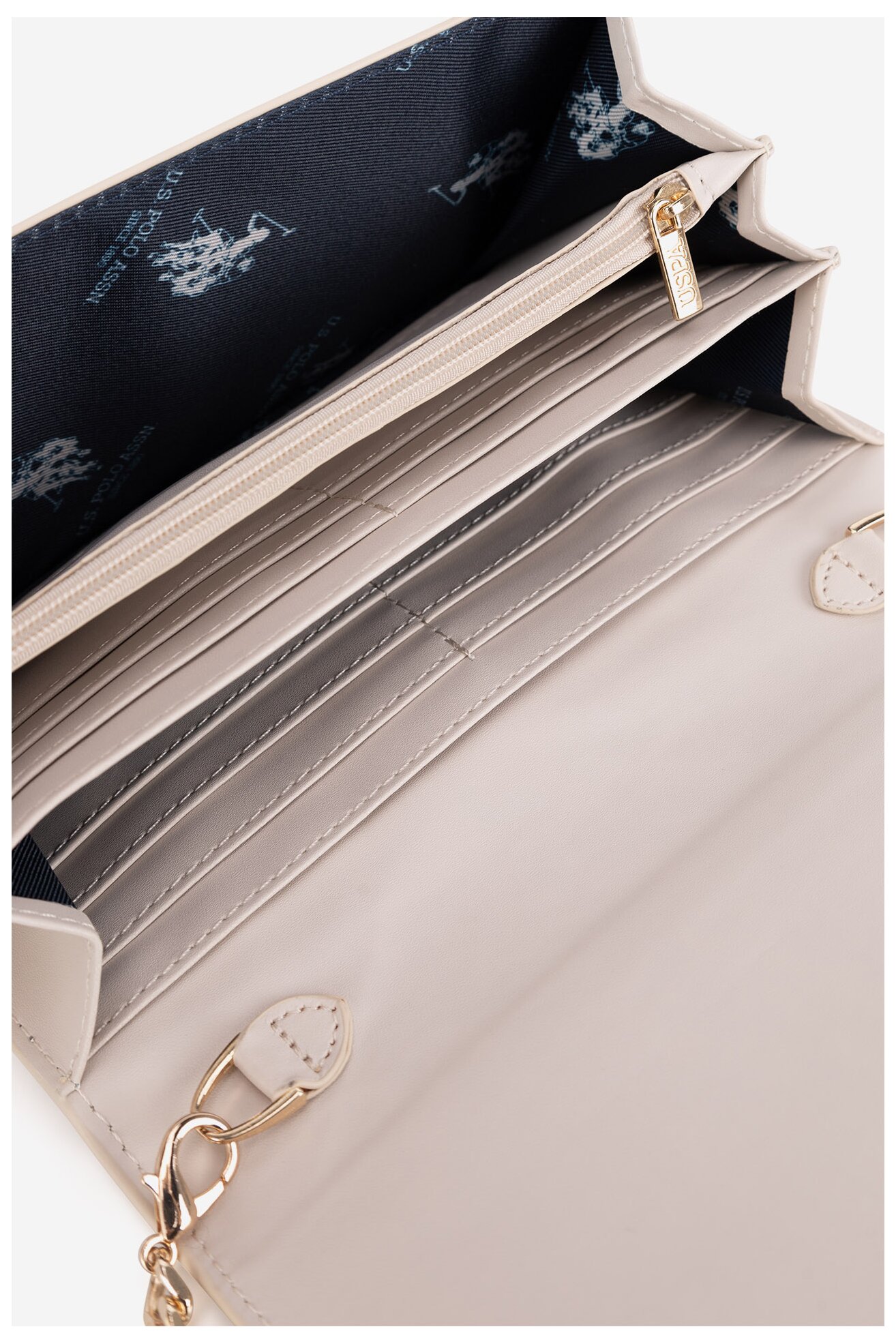 Torebka U.S. POLO ASSN. BIUXT8390WVP Beżowy ciemny