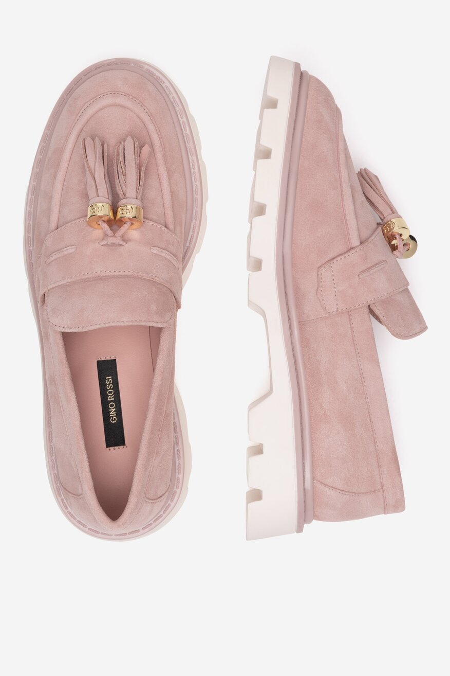 Gino Rossi - Loafersy zamszowe - 5903698599786