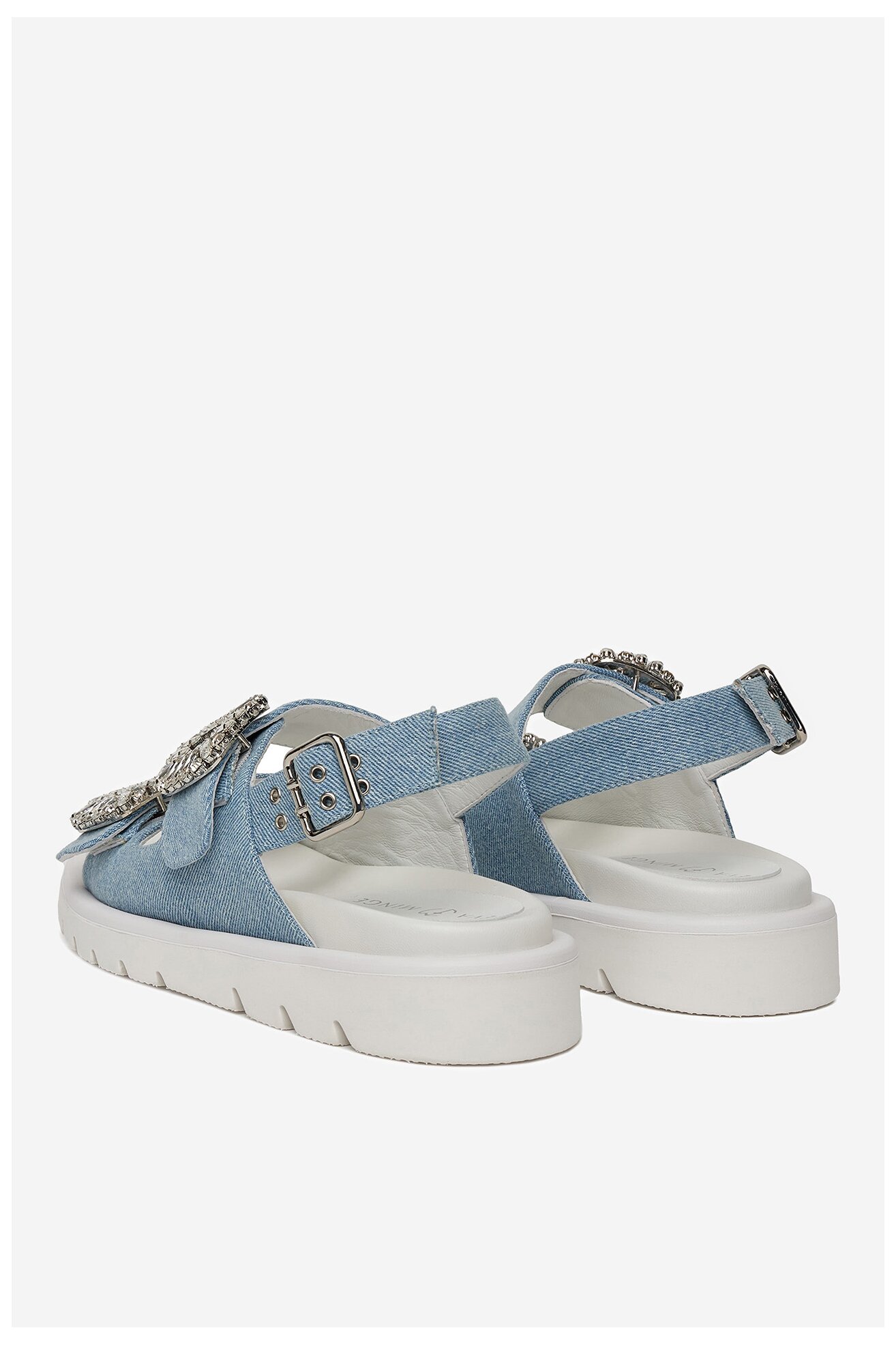 Сандалі EVA MINGE SNOWDROP-I75-563 ДЖИНСОВИЙ