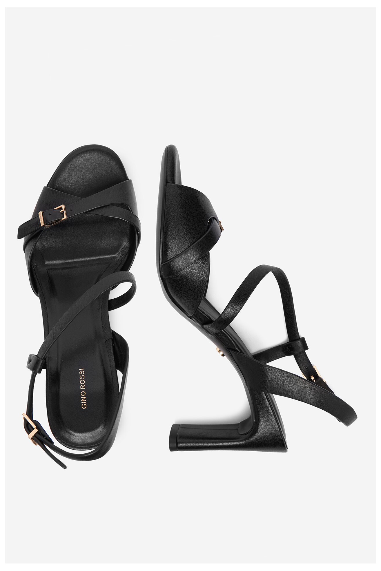 Sandały Gino Rossi EO-GL15-986-1 Czarny