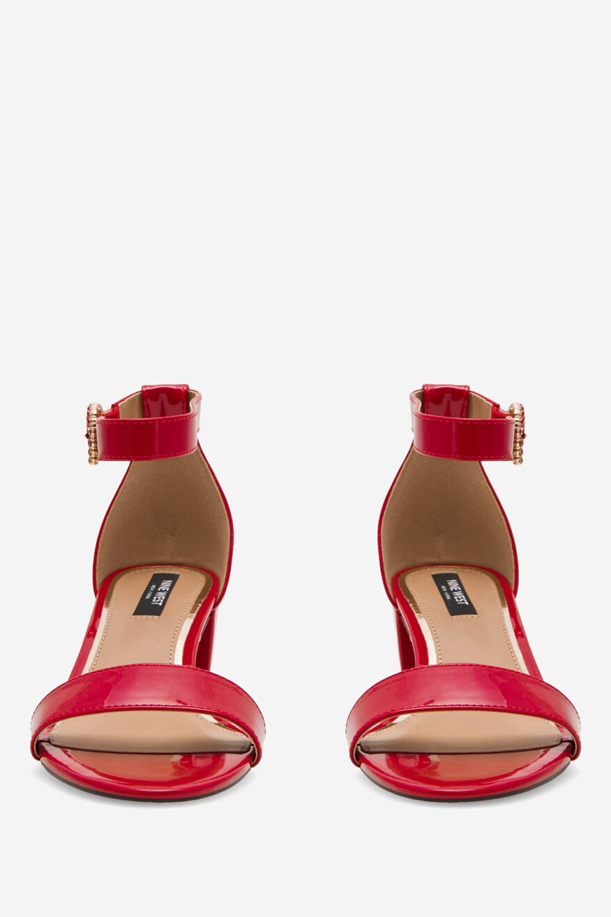 Sandály NINE WEST ČERVENÁ - 5905588562085
