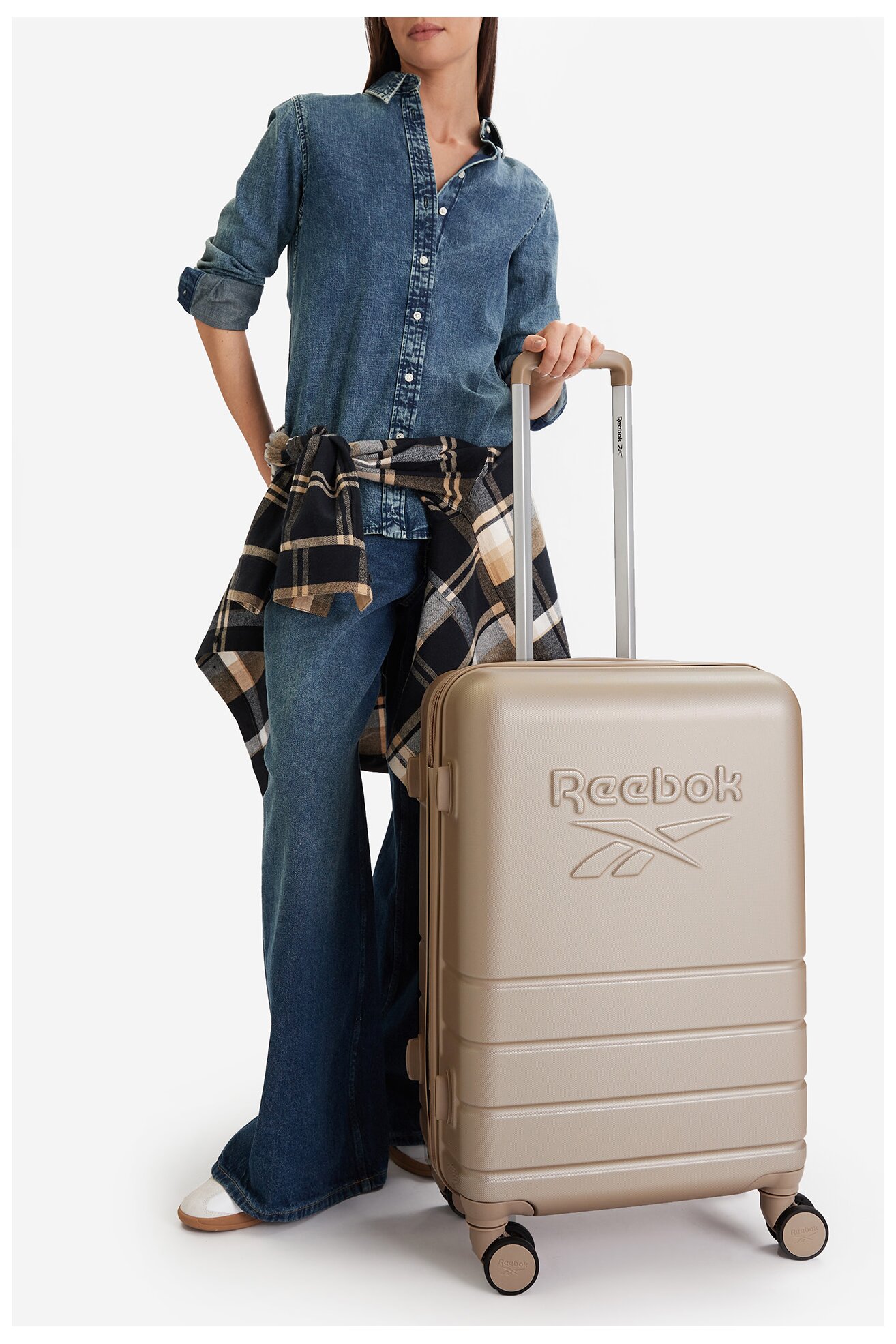 Walizka Reebok CEO-RBK-WAL-001-07-CCC-M Beżowy