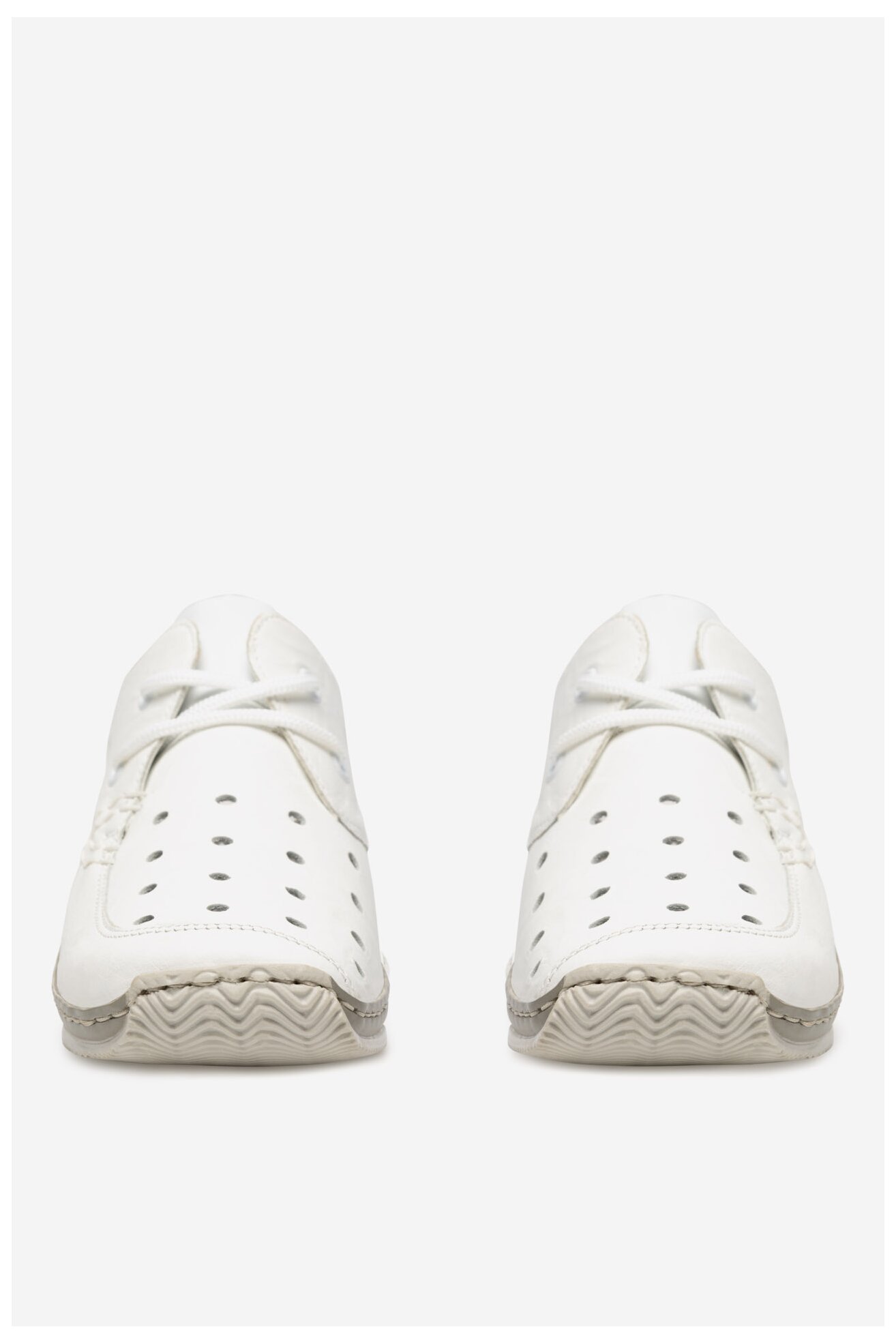 Félcipő Rieker L1715-80 FEHÉR