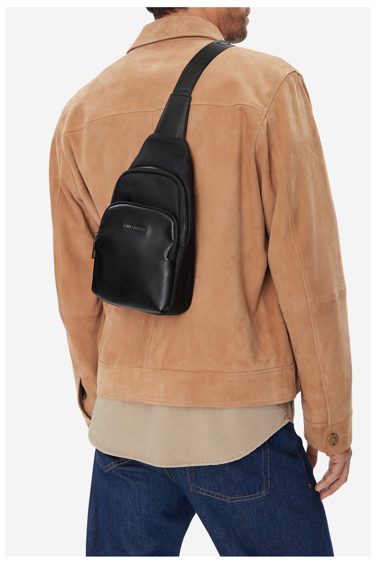 Férfi táska Gino Rossi C-GIN-E-029-05 FEKETE