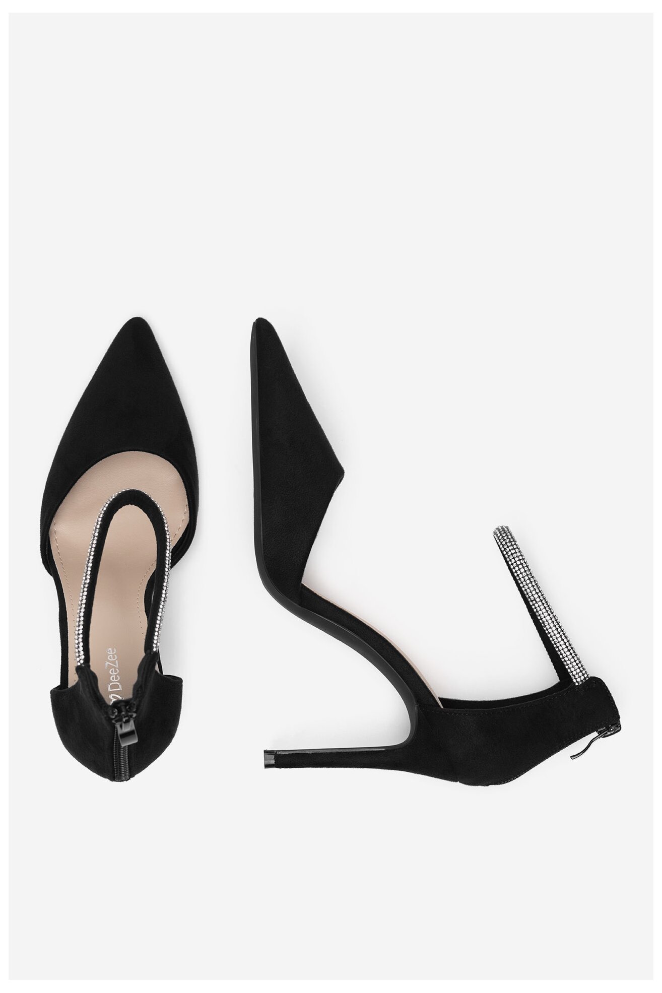 Pantofi cu toc DeeZee BG-1818 NEGRU