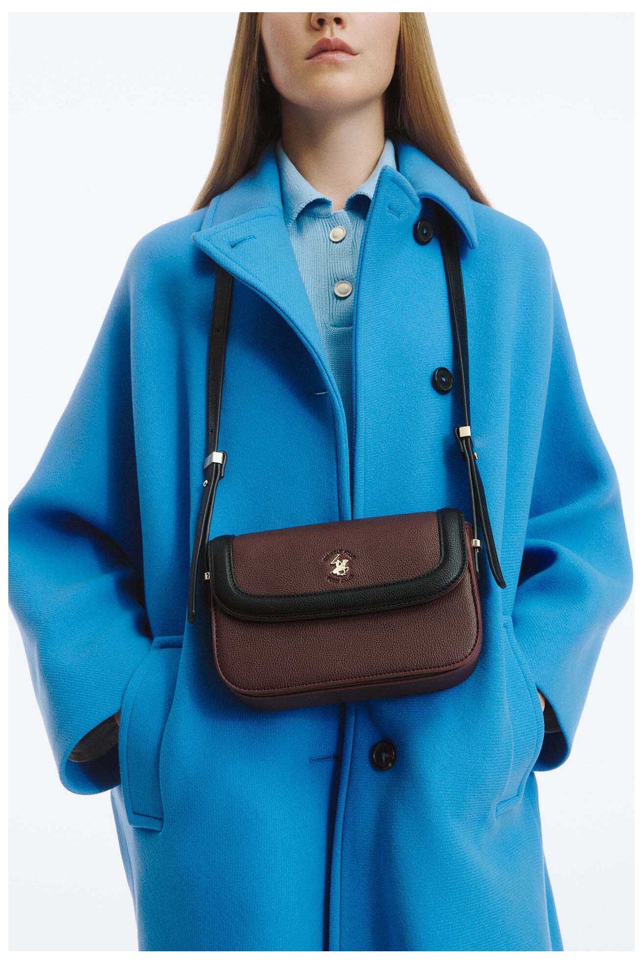 Kézitáska Beverly Hills Polo Club C-BHPC-L-005-08 BORDÓ