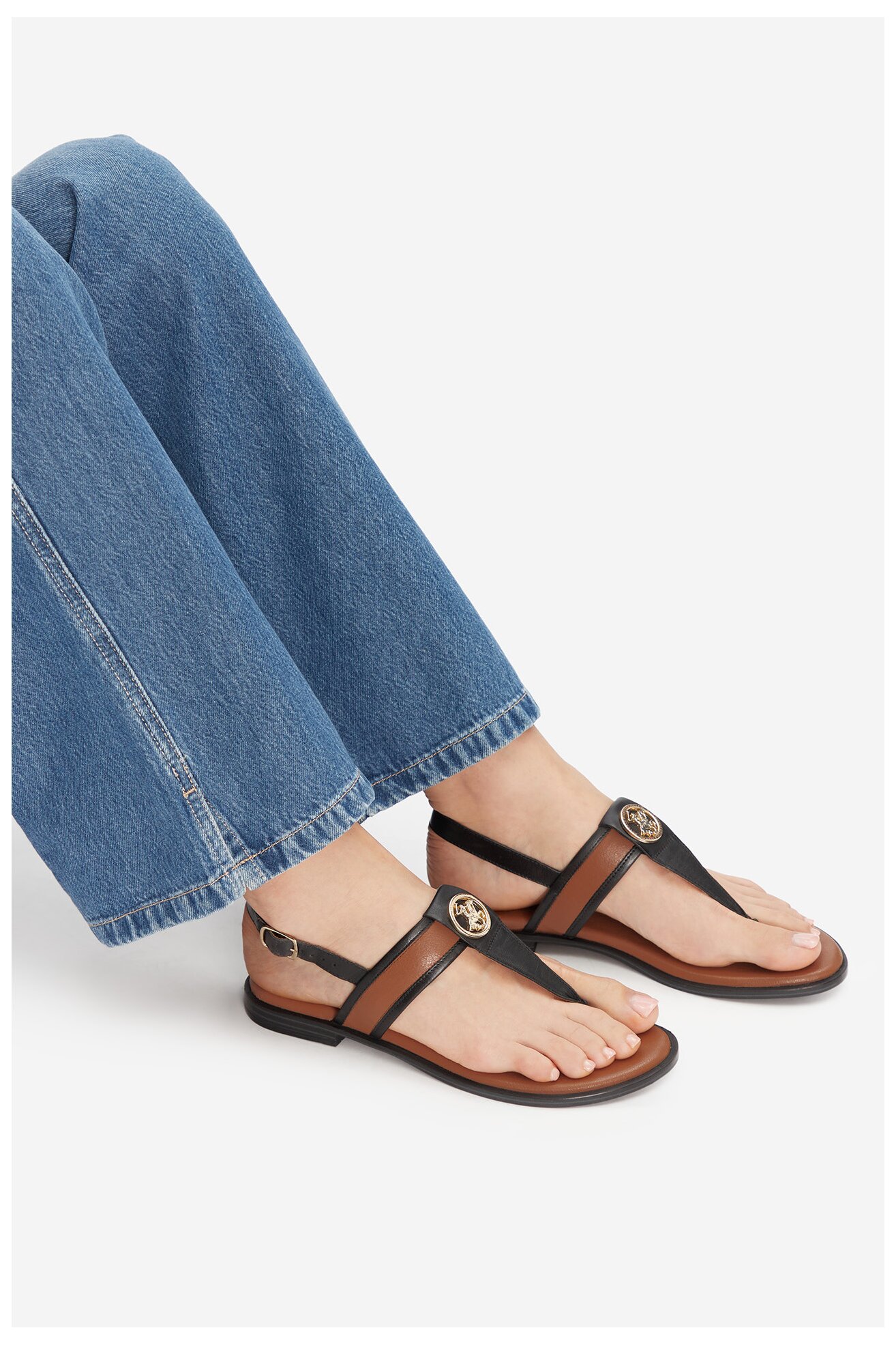 Sandały Beverly Hills Polo Club WI16-BAGA-03 Camel