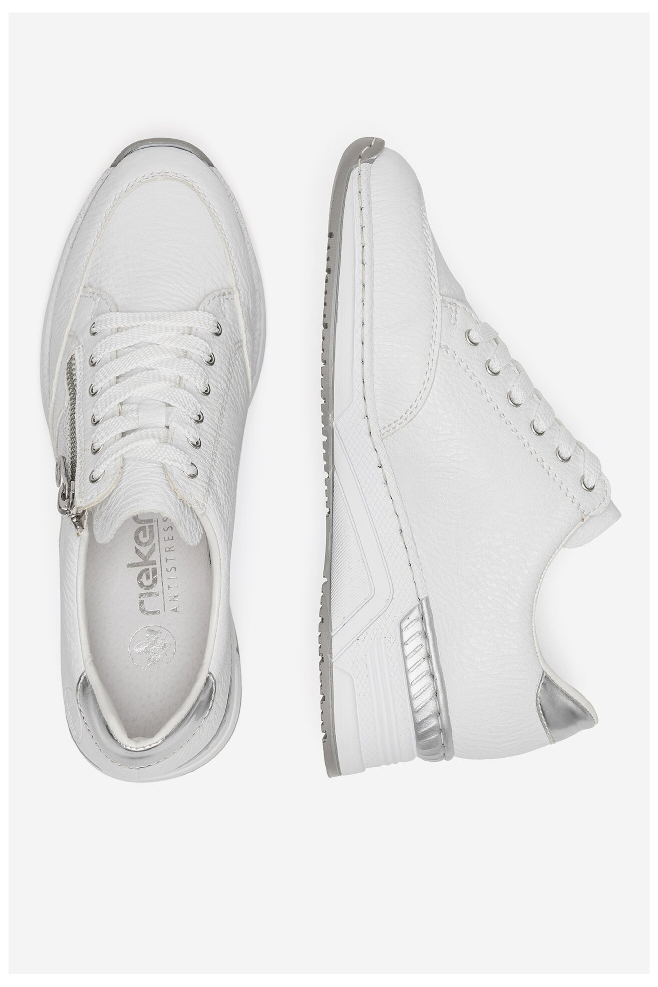 Sneakers Rieker N4322-80 Biały