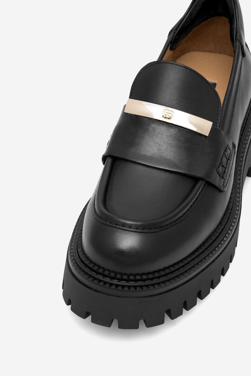 Gino Rossi - Loafersy skórzane - 5905588638896