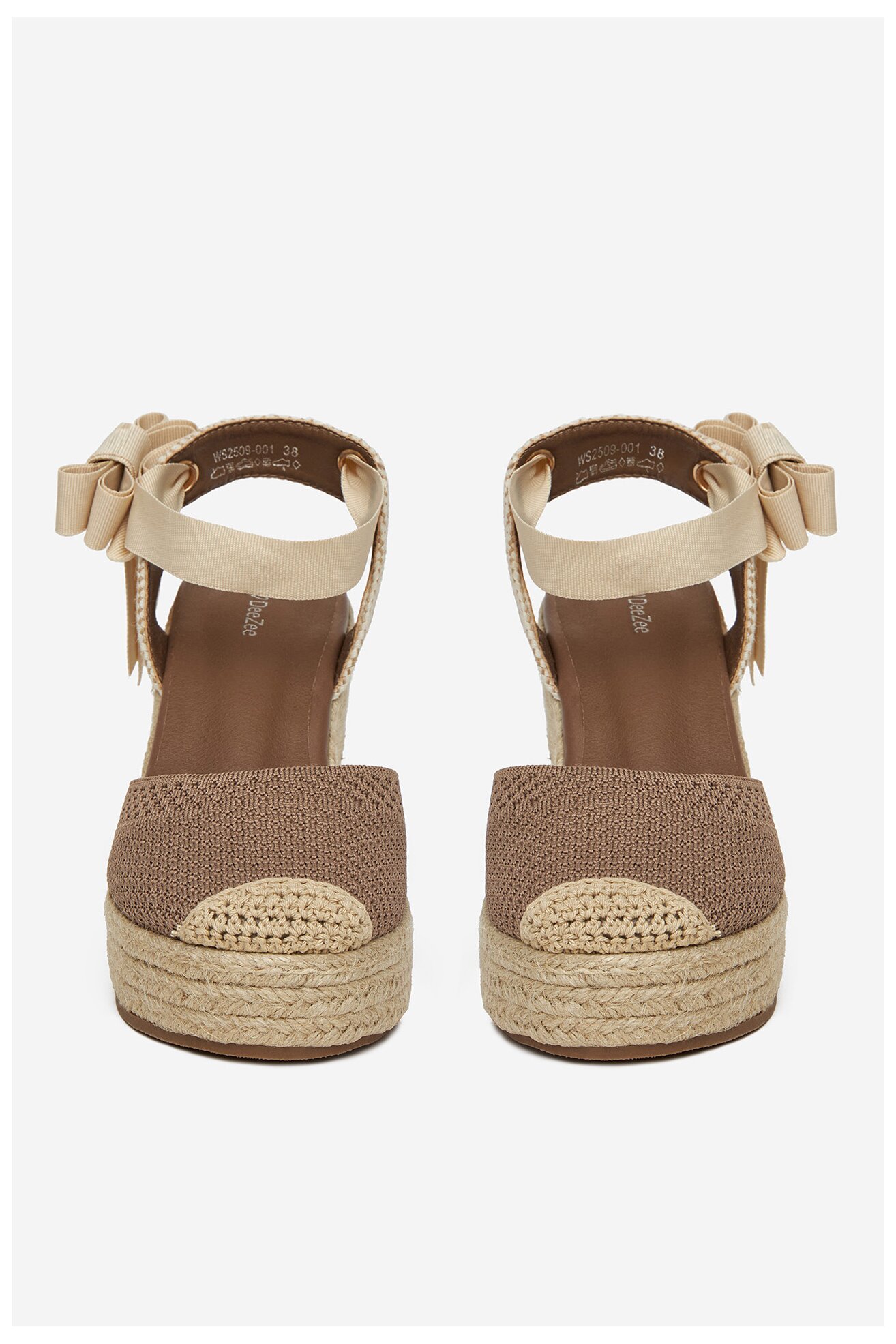 Eспадрили DeeZee WS2509-001 БЕЖОВ