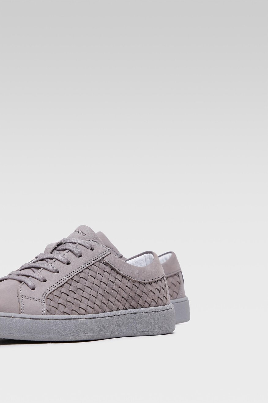 
                Lasocki - Skórzane półbuty szare - 5904248227562