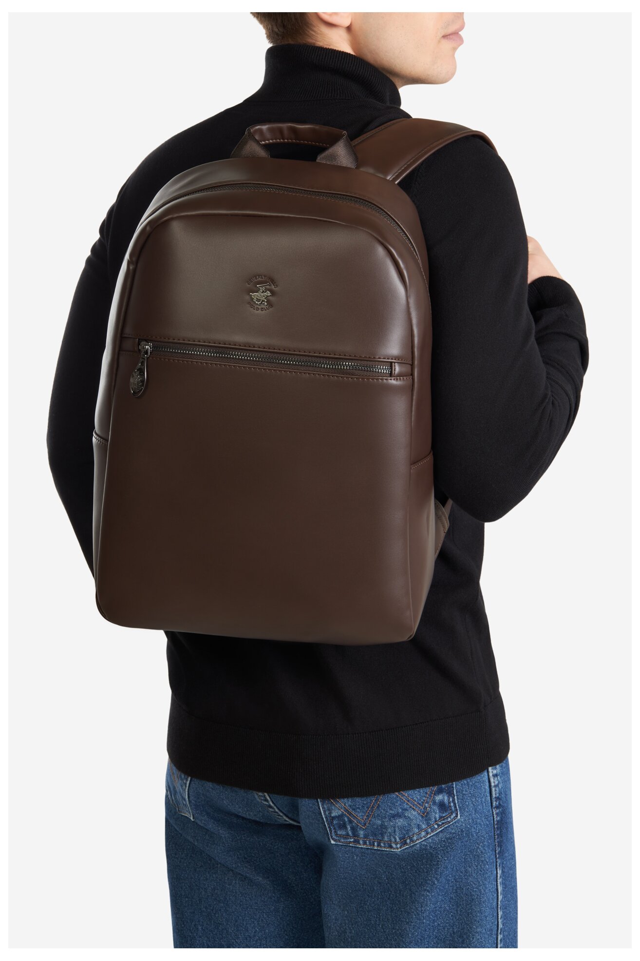 Plecak Beverly Hills Polo Club BHPC-L-014-07 Brązowy