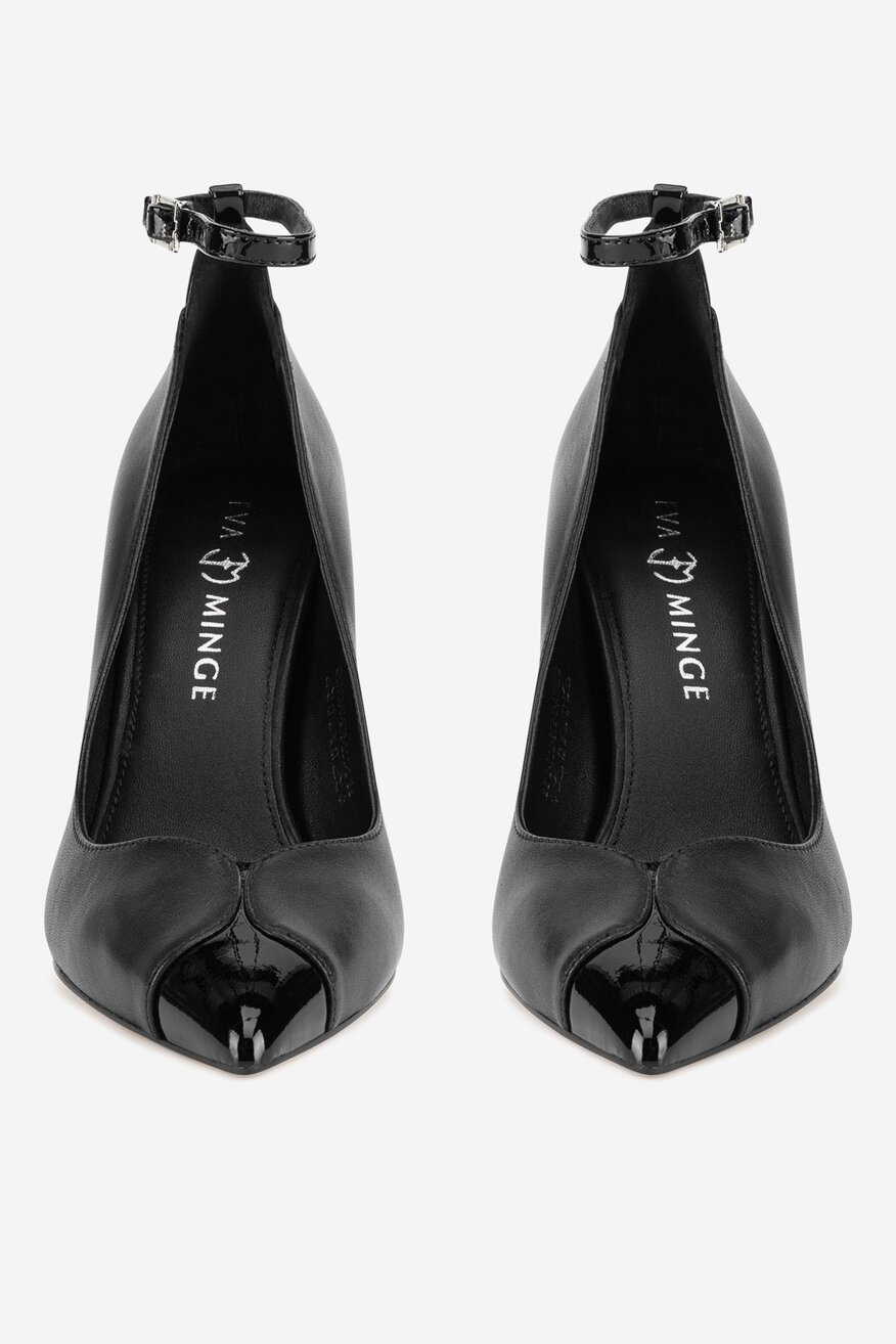 
                Pantofi cu toc EVA MINGE NEGRU - 5903698214443