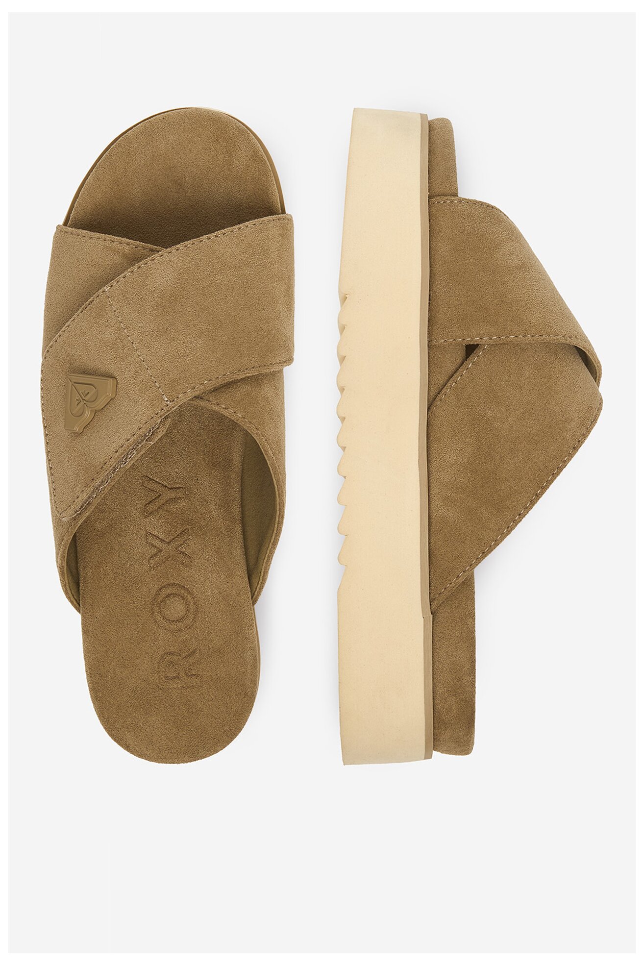 Klapki ROXY CWBEOB-HY22031-2 Beżowy