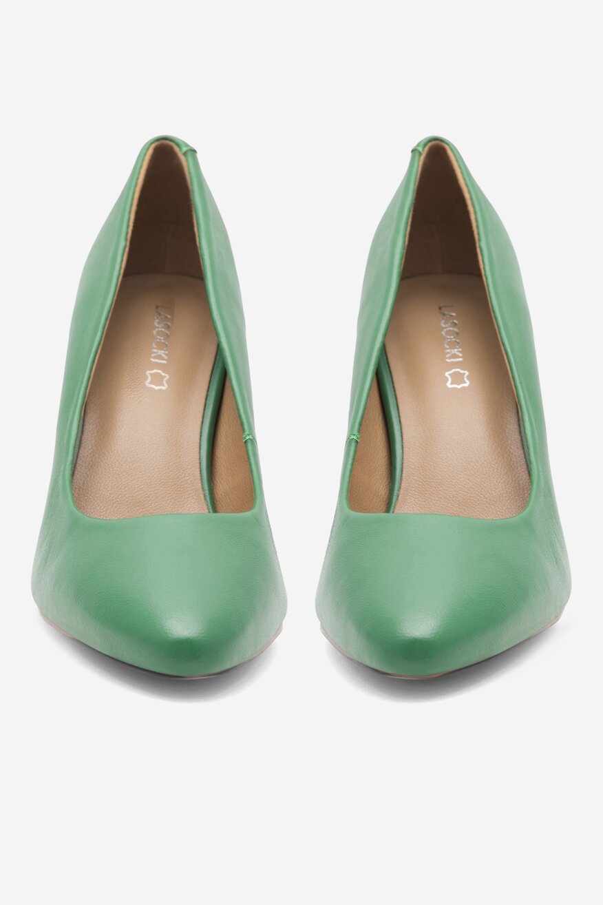 
                Lasocki - Skórzane czółenka - 5905588087335