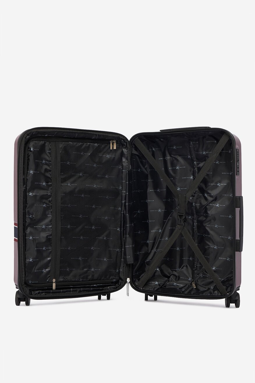 Bőrönd Beverly Hills Polo Club BORDÓ - 5906751553954