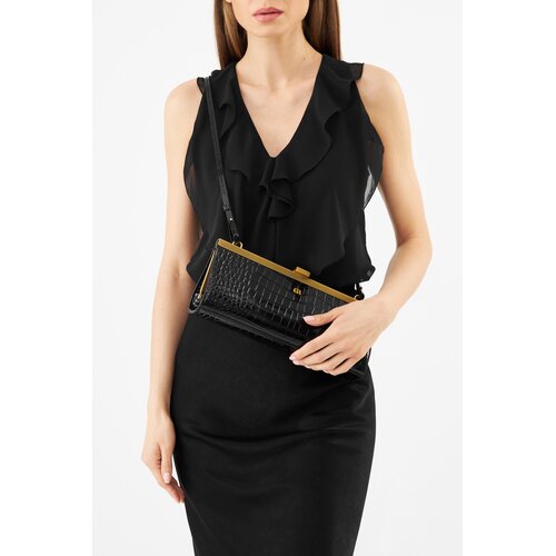 ST. CECILIA MARGARET BLOUSE サイズFREE Czarna bluzka sweterkowa - Vito Vergelis - bluzka damska xxl