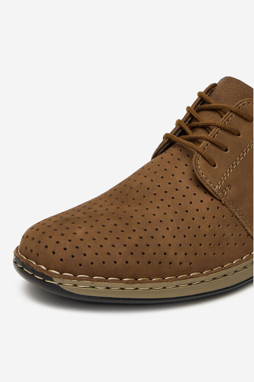 Polobotka Rieker HNĚDÁ - 5903698356808