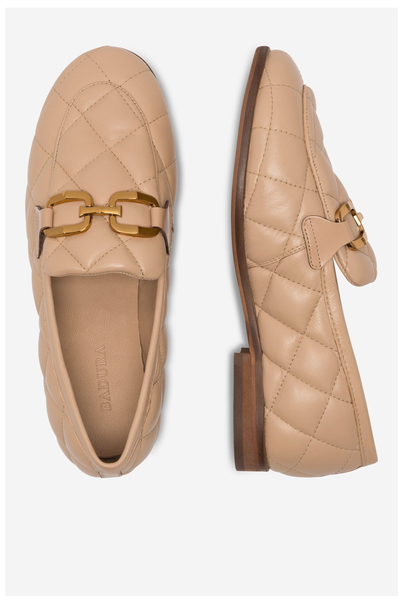 Mocasini Badura VICTORIA-05W1-042 BEJ