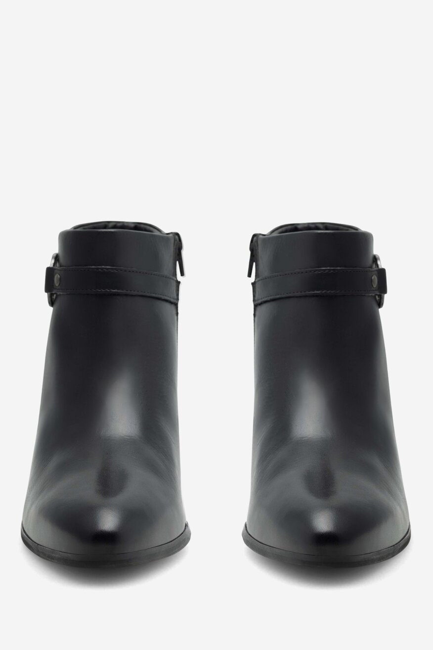 Lasocki - Botki skórzane ocieplane - 5905588051336