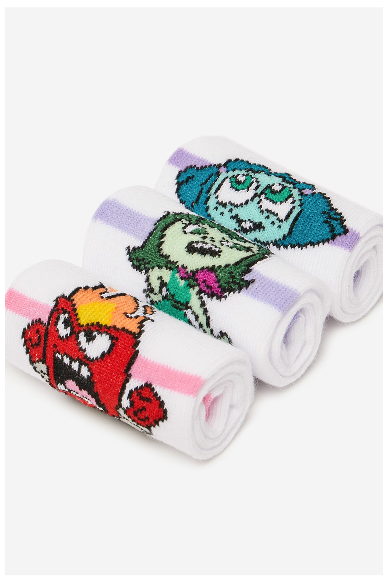 Čarape INSIDE OUT 2 ACCCS-SS25-337PIO(3-PACK) BELA