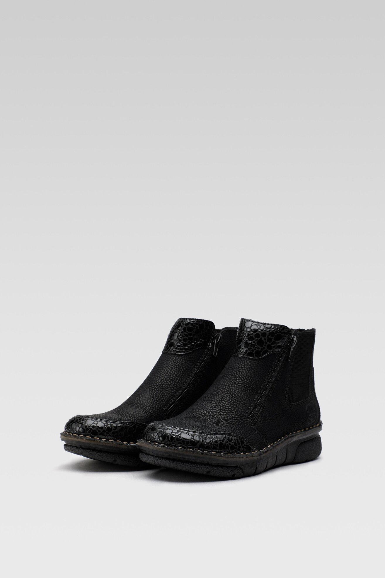 Botki Rieker 73355-00 Czarny
