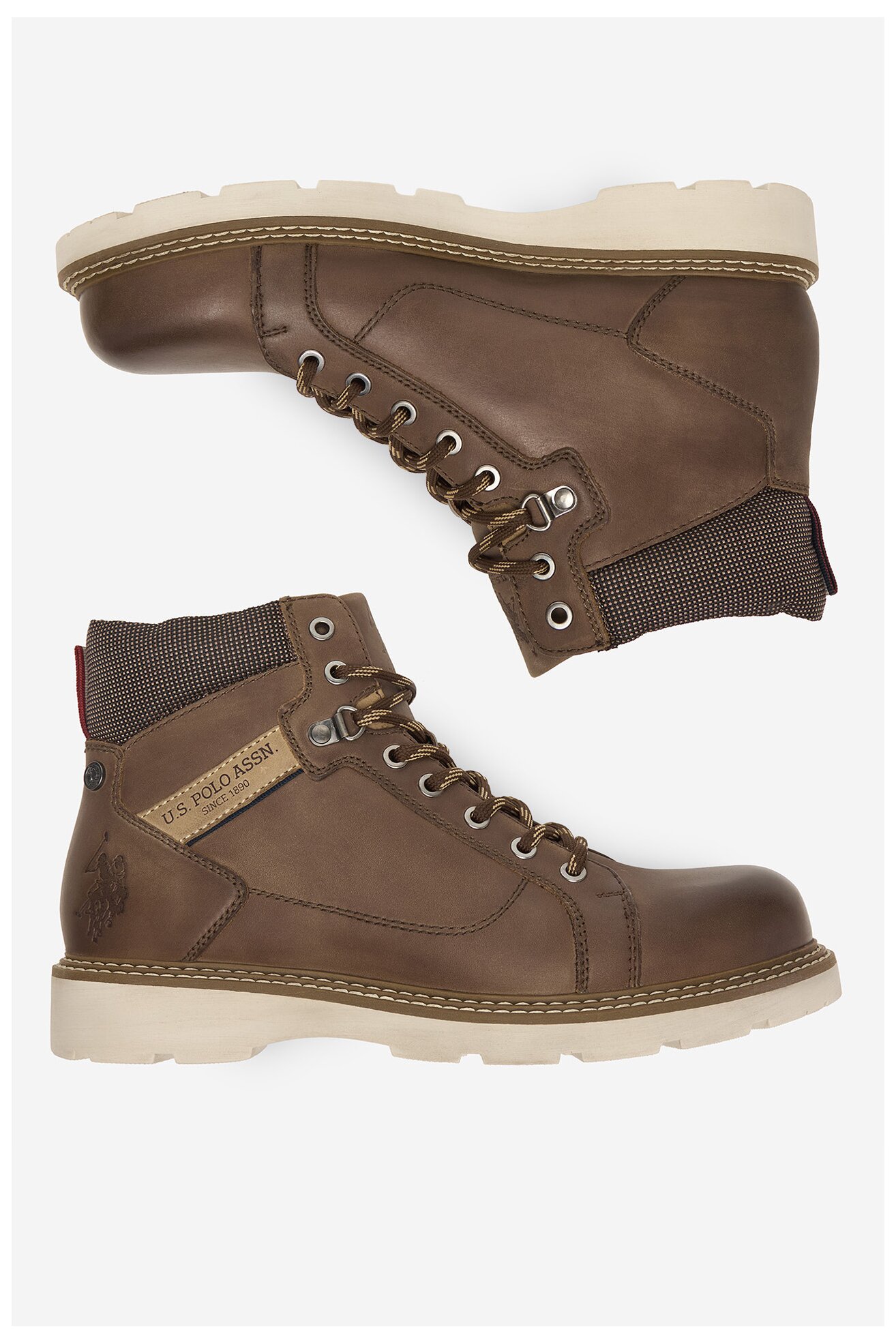 Боти U.S. POLO ASSN. EO-PATRIZ003M/ELN1 КАФЯВ