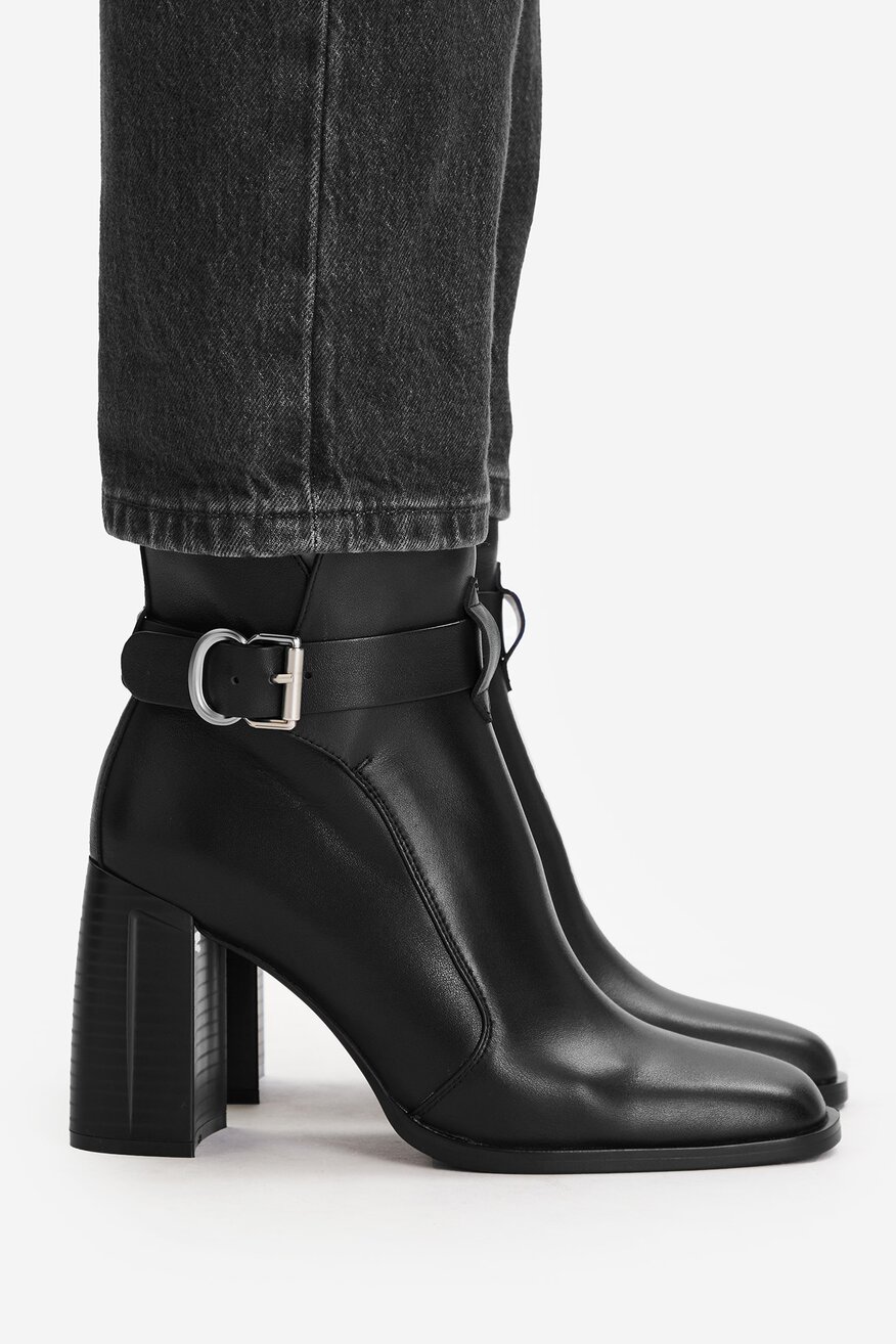 Badura - Botki skórzane - 5906751419588