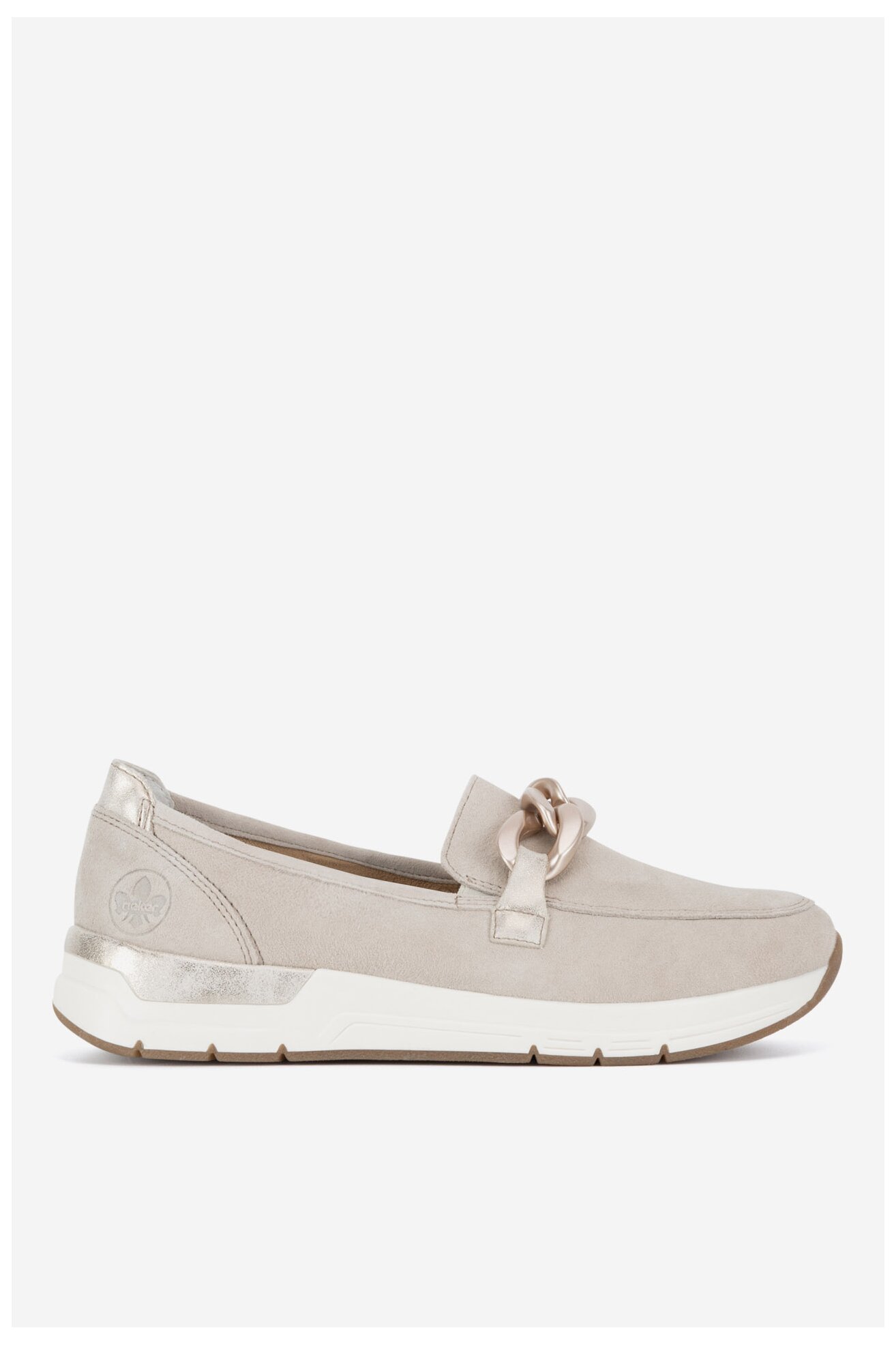 Mokasyn Rieker 58944-60 Beżowy jasny