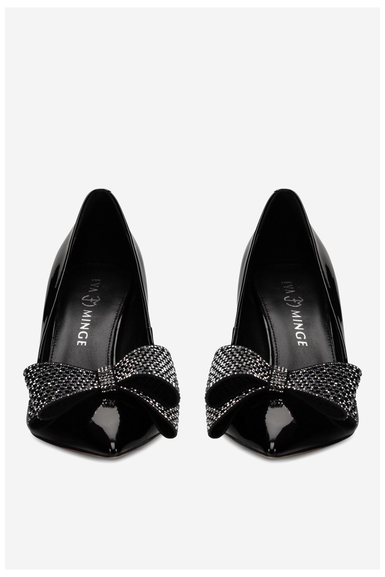 Czółenka EVA MINGE ANEMONE-V1892-116-2 Czarny