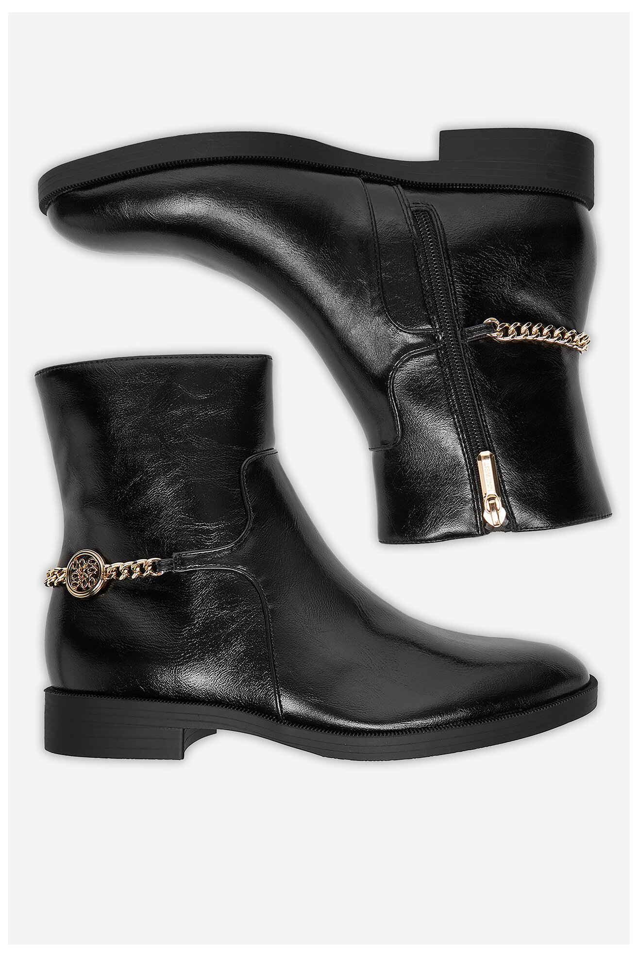 Bokacsizma NINE WEST CEO-RASHA-01 FEKETE