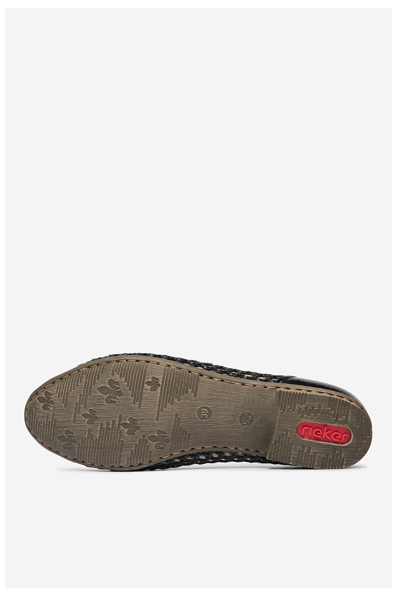 Baleriny Rieker CEO-51960-00 Czarny