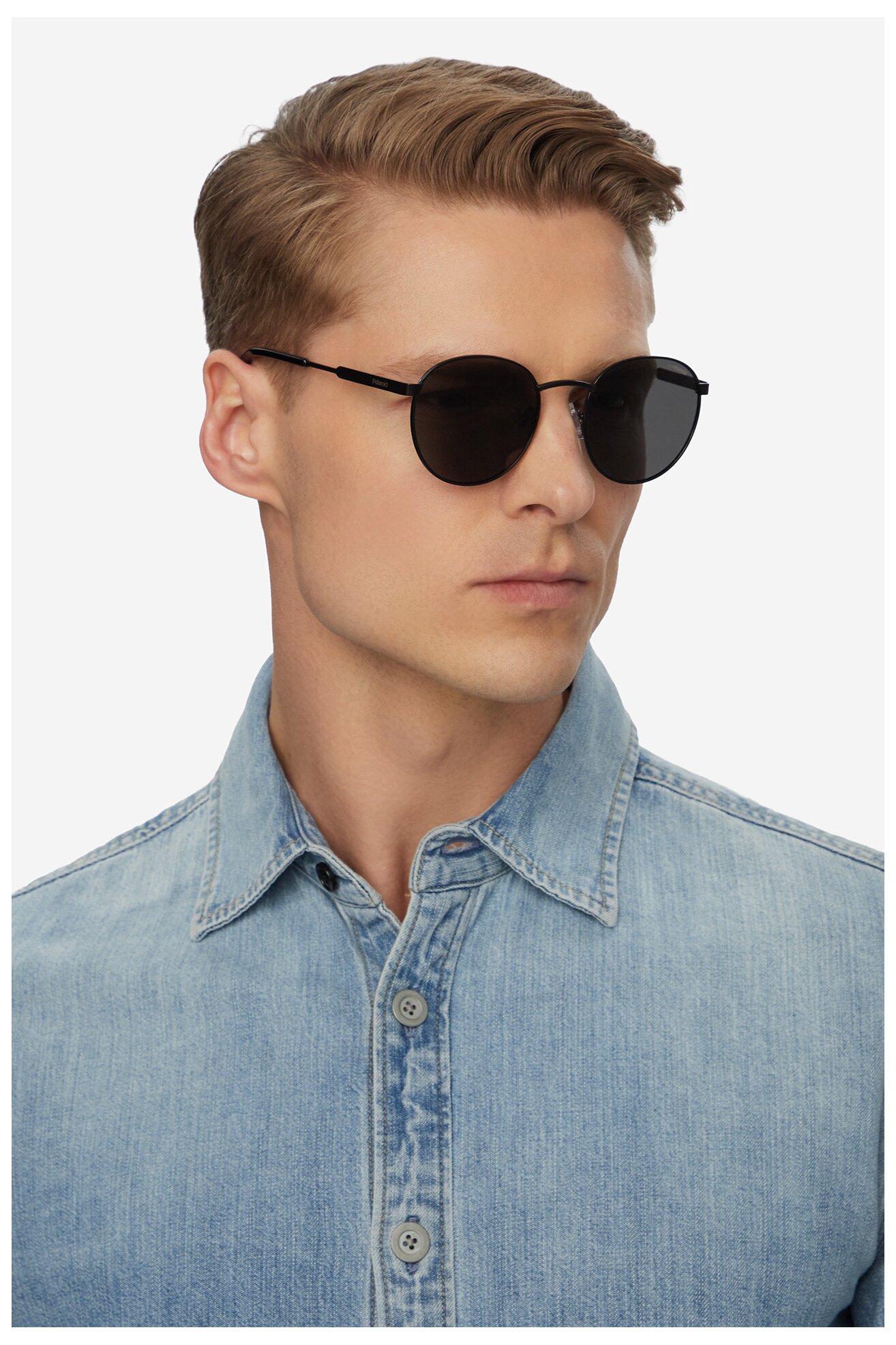 Muške sunčane naočare Polaroid C PLD 2053/S CRNA